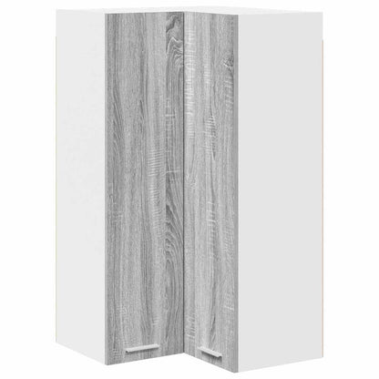 Armadio pensile Grigio Sonoma e Bianco 57 x 57 x 100 cm | homemem39