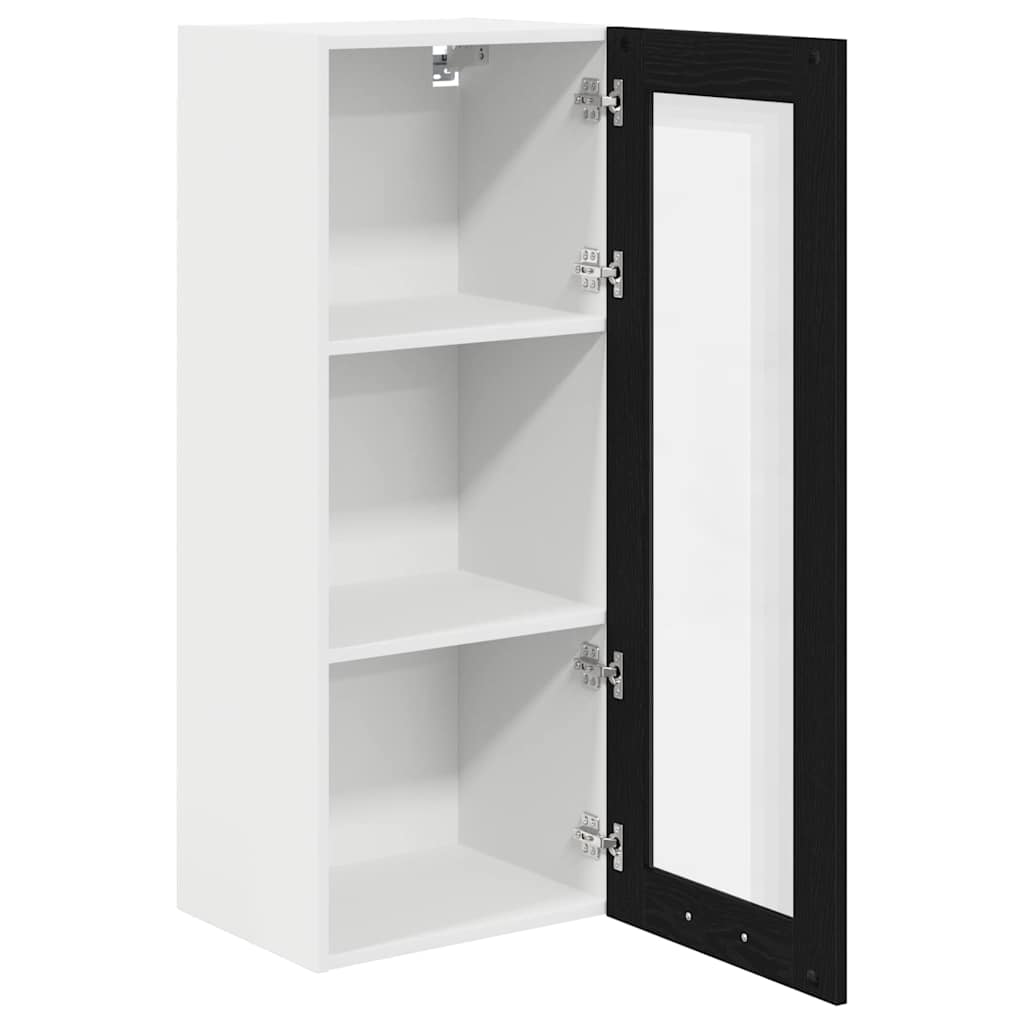 Armadio pensile Rovere Nero 40 x 31 x 100 cm Legno multistrato | homemem39