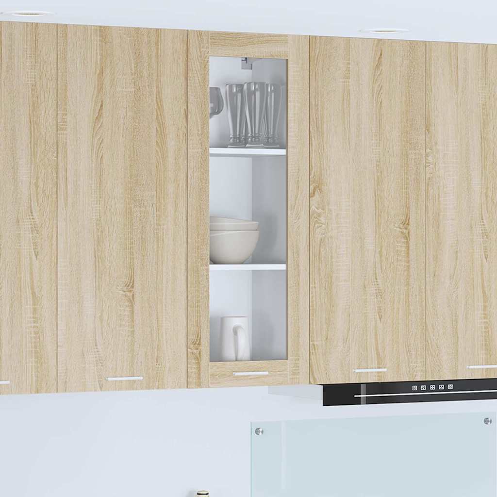 Armadio pensile con porta Rovere Sonoma 40 x 31 x 100 cm | homemem39