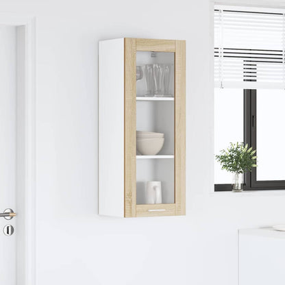 Armadio pensile con porta Rovere Sonoma 40 x 31 x 100 cm | homemem39