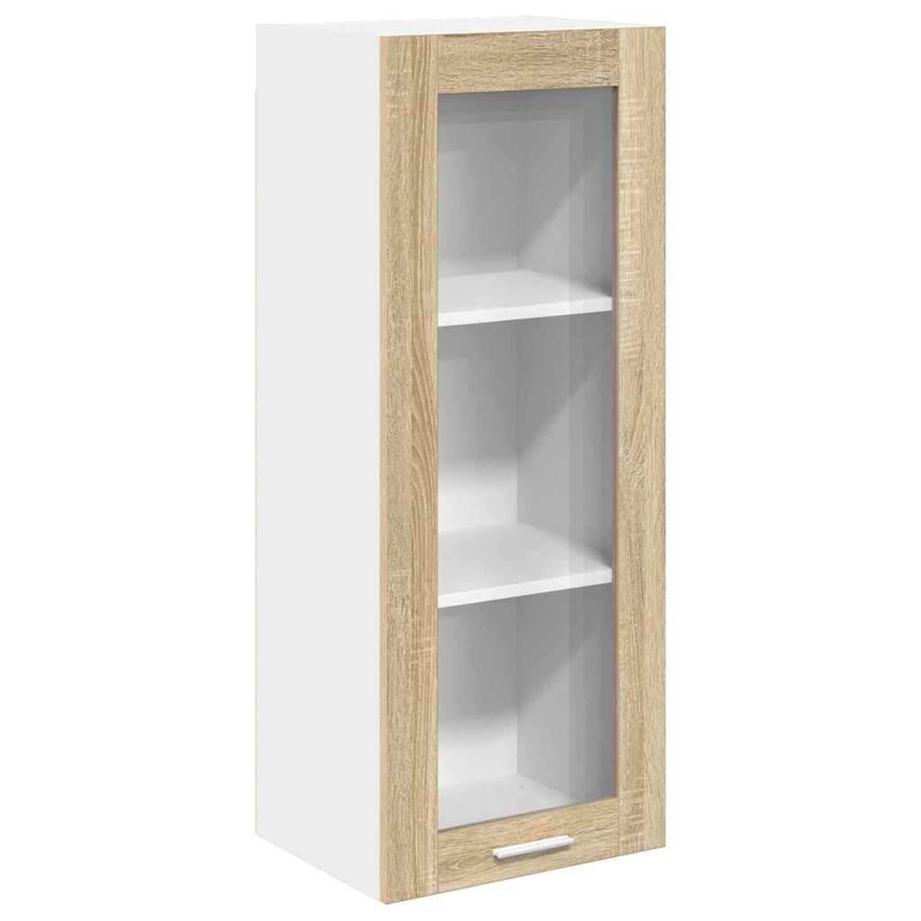 Armadio pensile con porta Rovere Sonoma 40 x 31 x 100 cm | homemem39