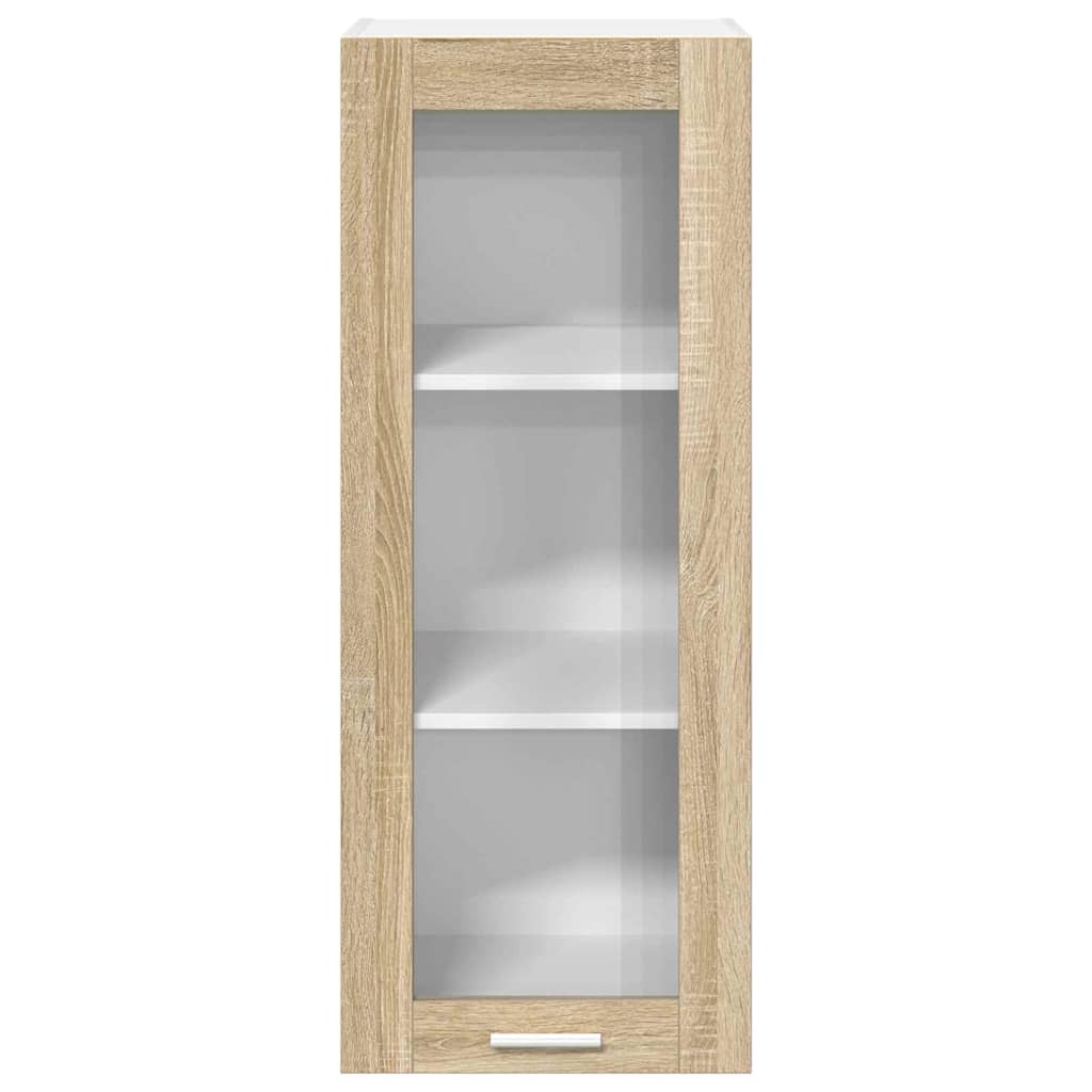 Armadio pensile con porta Rovere Sonoma 40 x 31 x 100 cm | homemem39
