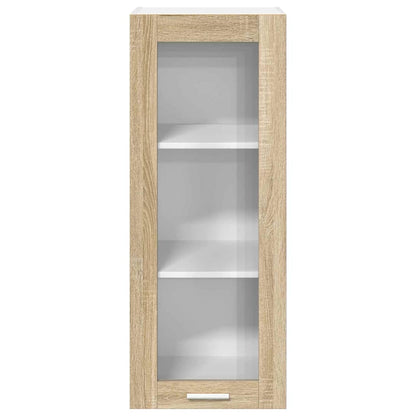 Armadio pensile con porta Rovere Sonoma 40 x 31 x 100 cm | homemem39
