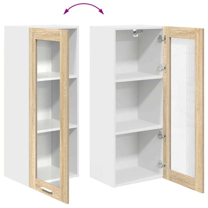 Armadio pensile con porta Rovere Sonoma 40 x 31 x 100 cm