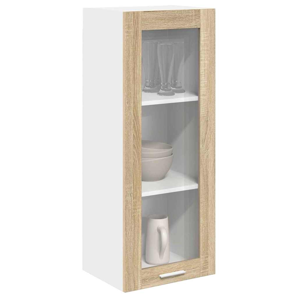 Armadio pensile con porta Rovere Sonoma 40 x 31 x 100 cm | homemem39