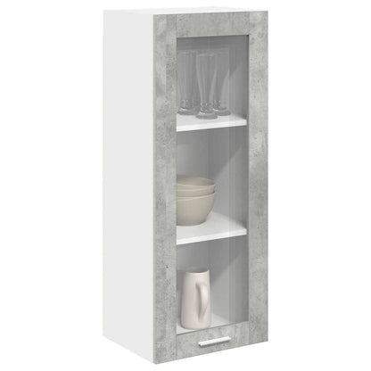 Armadio pensile con porta Grigio cemento 40 x 31 x 100 cm | homemem39