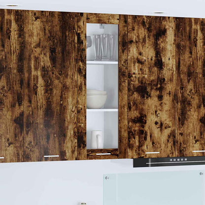 Armadio pensile Rovere fumé 40 x 31 x 100 cm Legno multistrato | homemem39