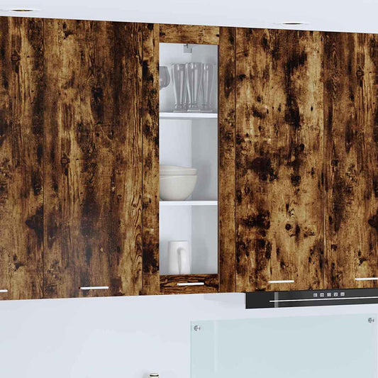 Armadio pensile Rovere fumé 40 x 31 x 100 cm Legno multistrato | homemem39