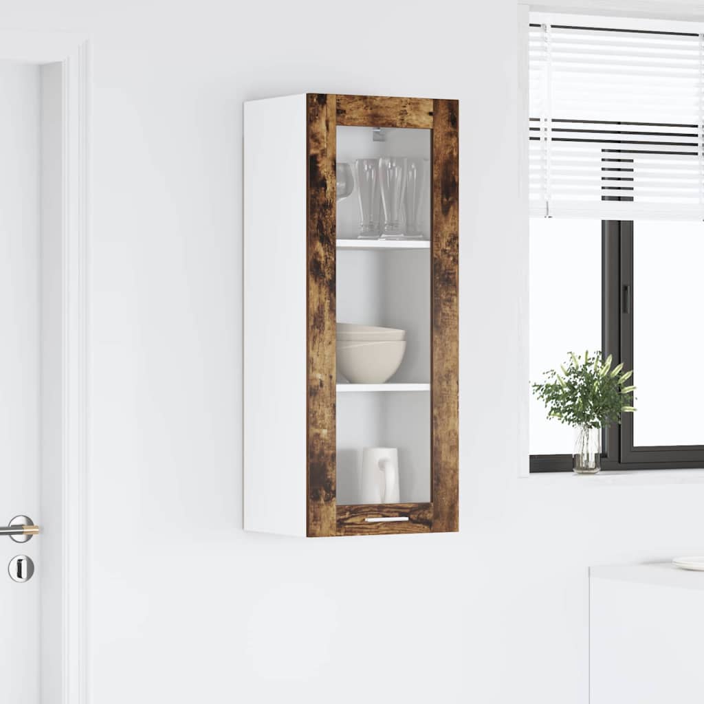 Armadio pensile Rovere fumé 40 x 31 x 100 cm Legno multistrato | homemem39
