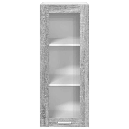 Armadio pensile con porta Grigio Sonoma 40 x 31 x 100 cm | homemem39