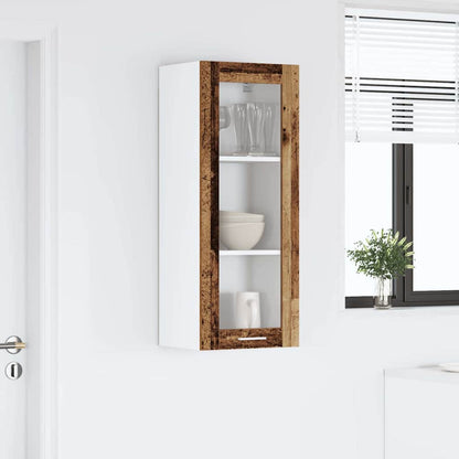 Armadio pensile con porta Legno vecchio 40 x 31 x 100 cm | homemem39