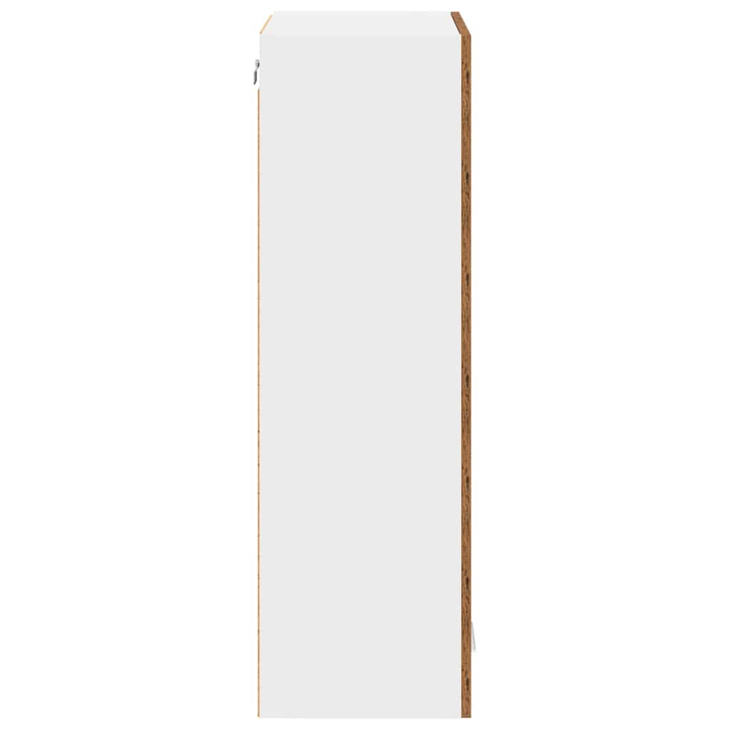 Armadio pensile con porta Legno vecchio 40 x 31 x 100 cm | homemem39