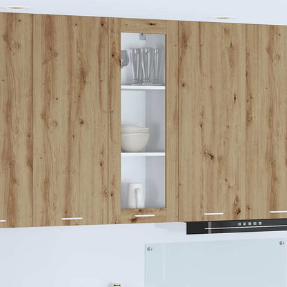 Armadio pensile con porta Rovere artigianale 40 x 31 x 100 cm