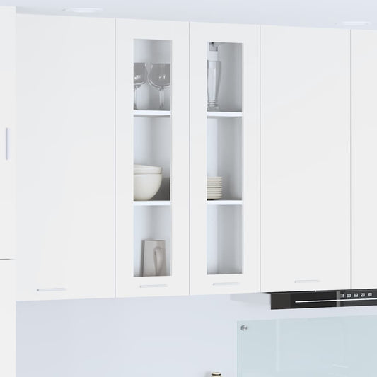 Armadio pensile Bianco 60 x 31 x 100 cm Legno multistrato | homemem39
