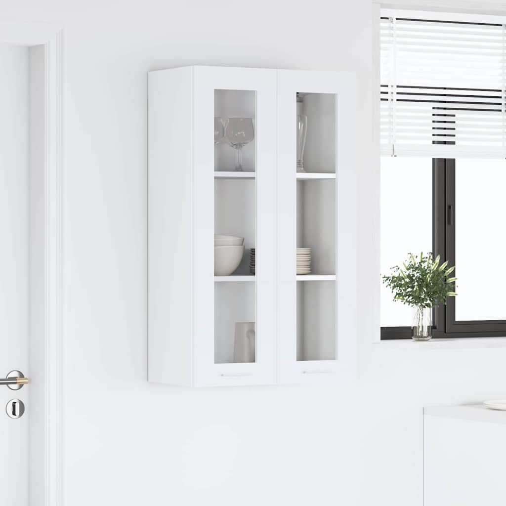 Armadio pensile Bianco 60 x 31 x 100 cm Legno multistrato | homemem39