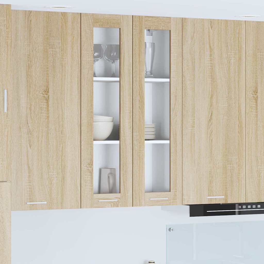 Armadio pensile con porta Rovere Sonoma 60 x 31 x 100 cm