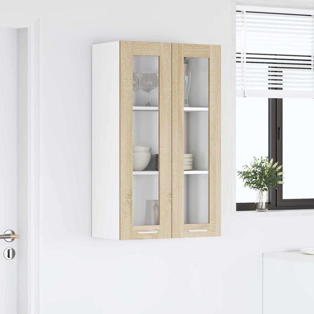 Armadio pensile con porta Rovere Sonoma 60 x 31 x 100 cm | homemem39