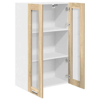 Armadio pensile con porta Rovere Sonoma 60 x 31 x 100 cm