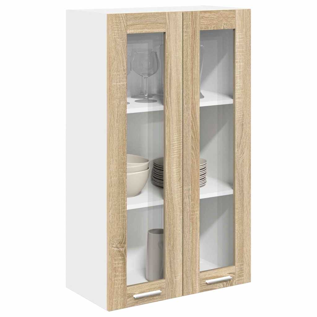 Armadio pensile con porta Rovere Sonoma 60 x 31 x 100 cm | homemem39