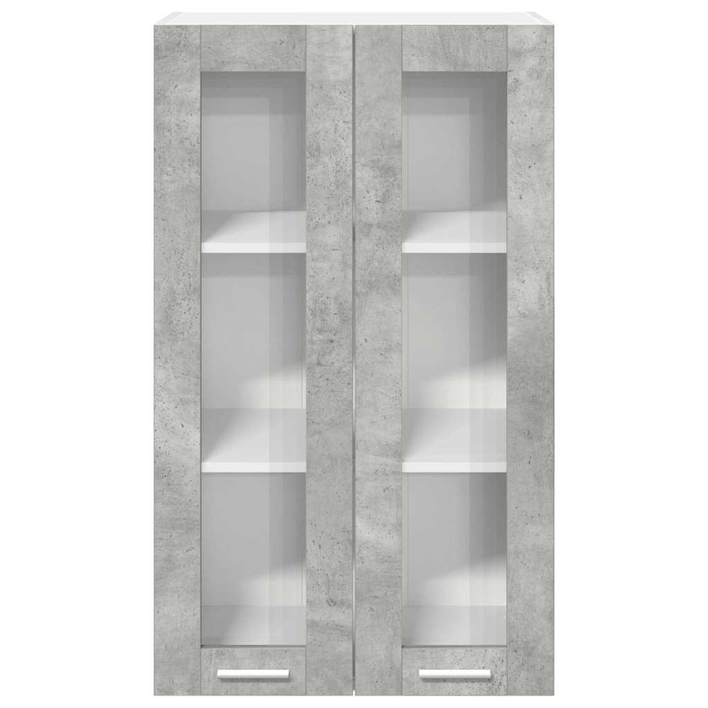 Armadio pensile con porta Grigio cemento 60 x 31 x 100 cm | homemem39