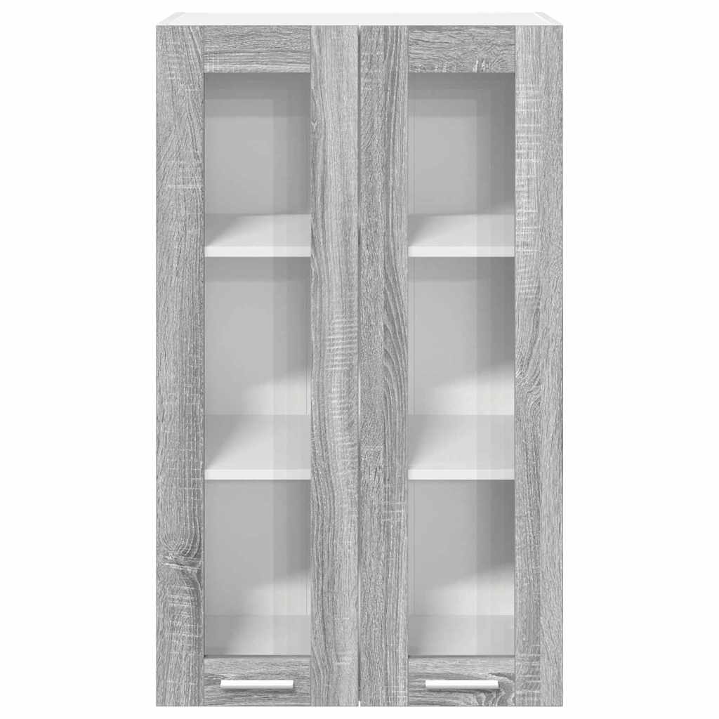 Armadio pensile con porta Grigio Sonoma 60 x 31 x 100 cm | homemem39