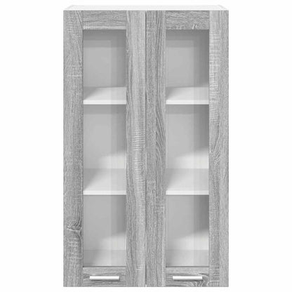 Armadio pensile con porta Grigio Sonoma 60 x 31 x 100 cm