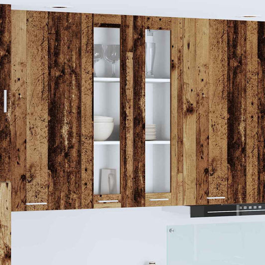 Armadio pensile con porta Legno vecchio 60 x 31 x 100 cm | homemem39