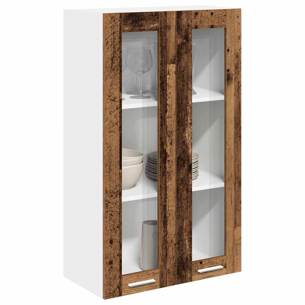 Armadio pensile con porta Legno vecchio 60 x 31 x 100 cm | homemem39