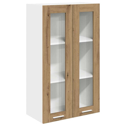 Armadio pensile con porta Rovere artigianale 60 x 31 x 100 cm | homemem39