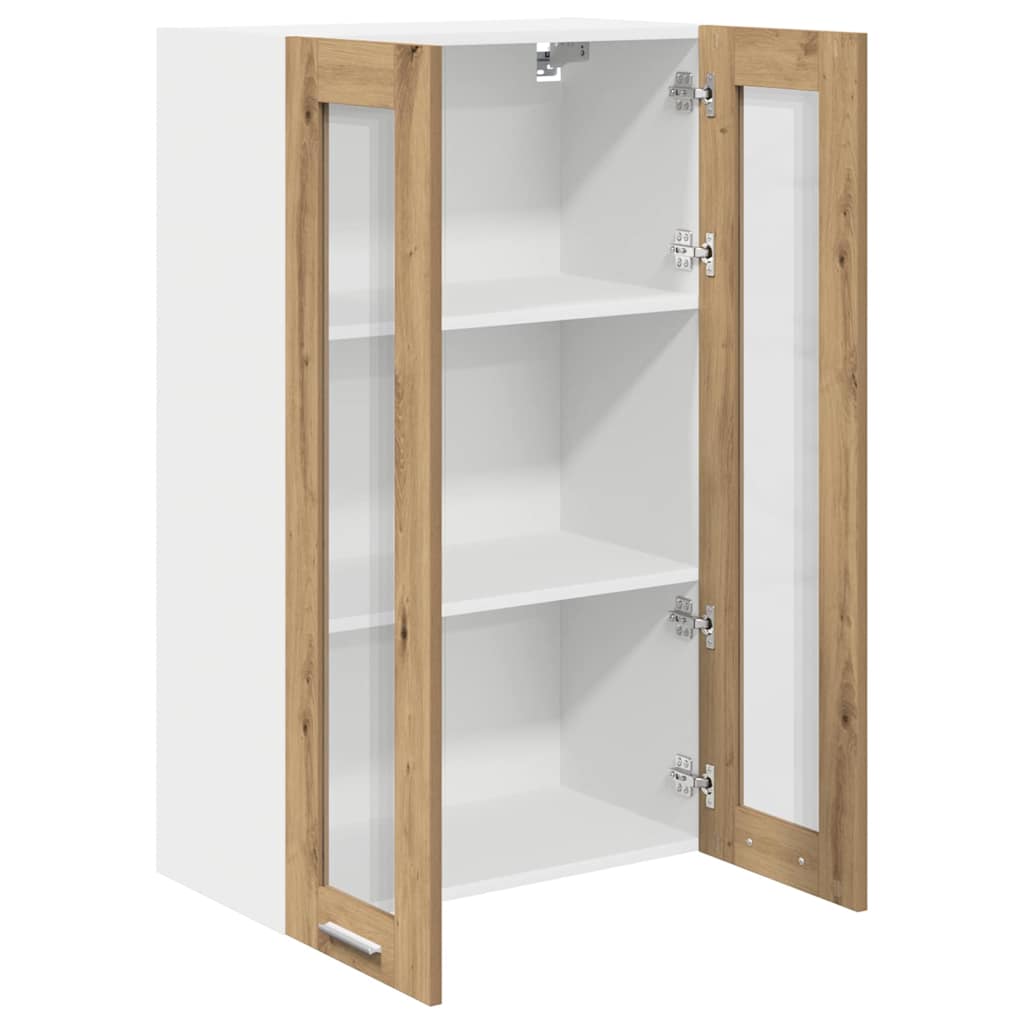 Armadio pensile con porta Rovere artigianale 60 x 31 x 100 cm