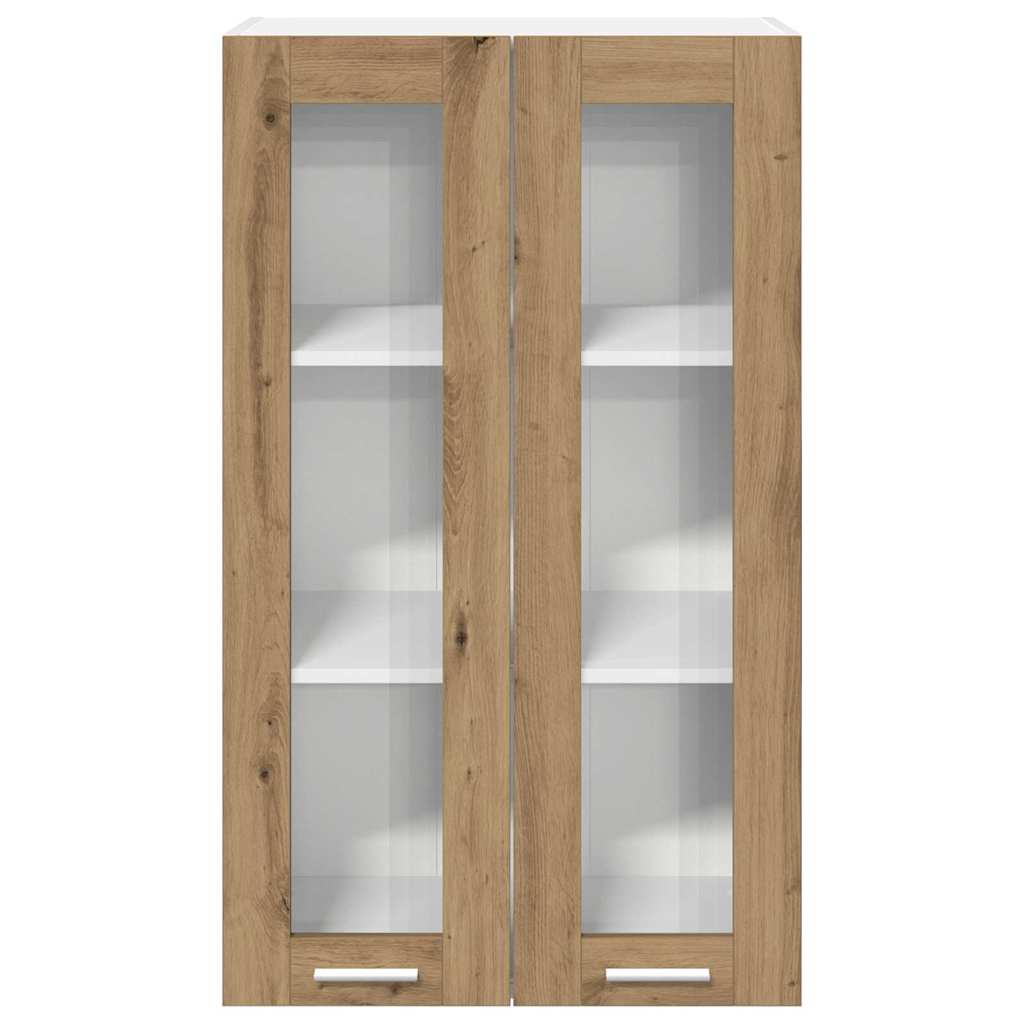 Armadio pensile con porta Rovere artigianale 60 x 31 x 100 cm | homemem39