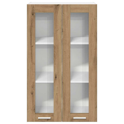 Armadio pensile con porta Rovere artigianale 60 x 31 x 100 cm | homemem39