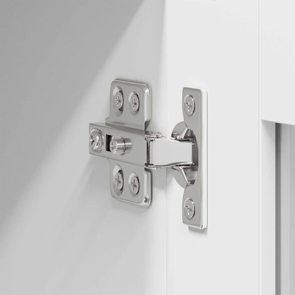 Armadio pensile Bianco 80 x 31 x 100 cm Legno multistrato | homemem39