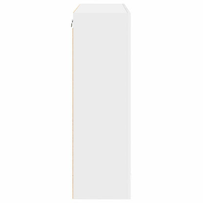 Armadio pensile Bianco 80 x 31 x 100 cm Legno multistrato | homemem39