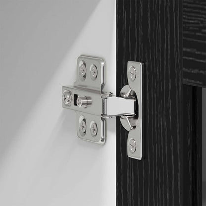 Armadio pensile Rovere Nero 80 x 31 x 100 cm Legno multistrato | homemem39