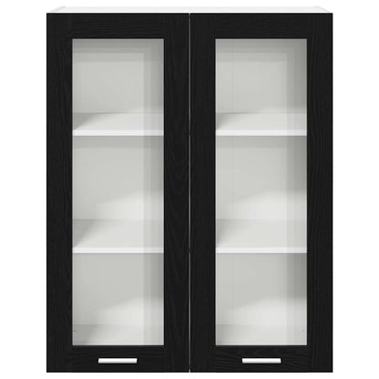 Armadio pensile Rovere Nero 80 x 31 x 100 cm Legno multistrato