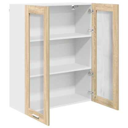 Armadio pensile con porta Rovere Sonoma 80 x 31 x 100 cm