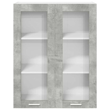 Armadio pensile con porta Grigio cemento 80 x 31 x 100 cm | homemem39