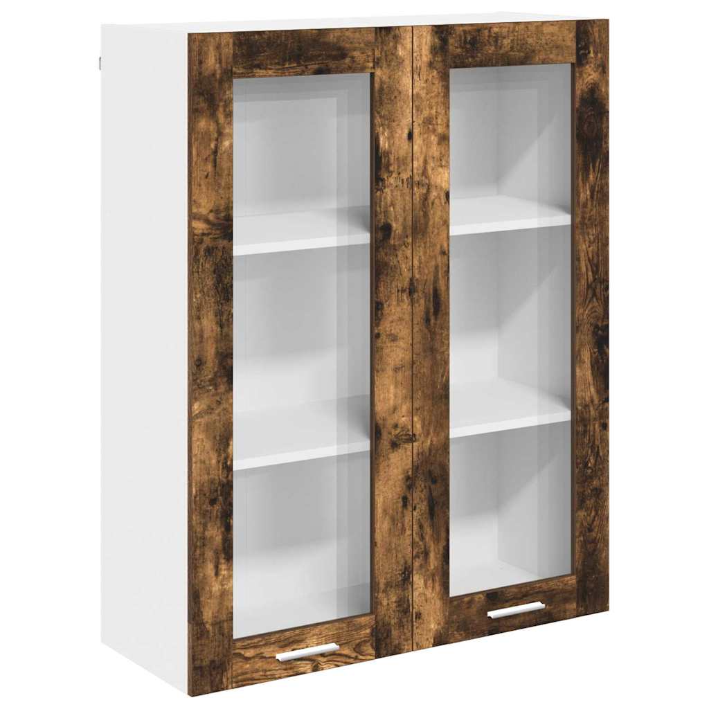 Armadio pensile Rovere fumé 80 x 31 x 100 cm Legno multistrato | homemem39