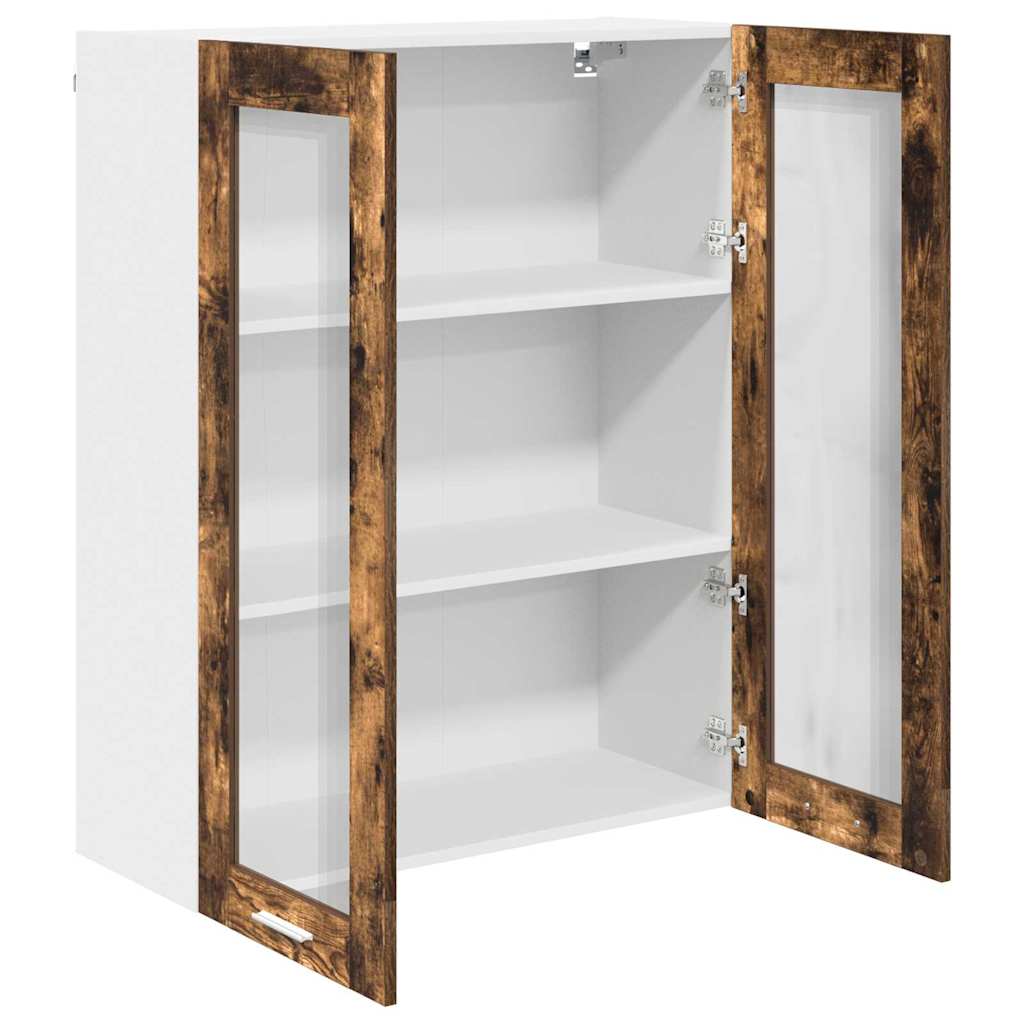Armadio pensile Rovere fumé 80 x 31 x 100 cm Legno multistrato | homemem39