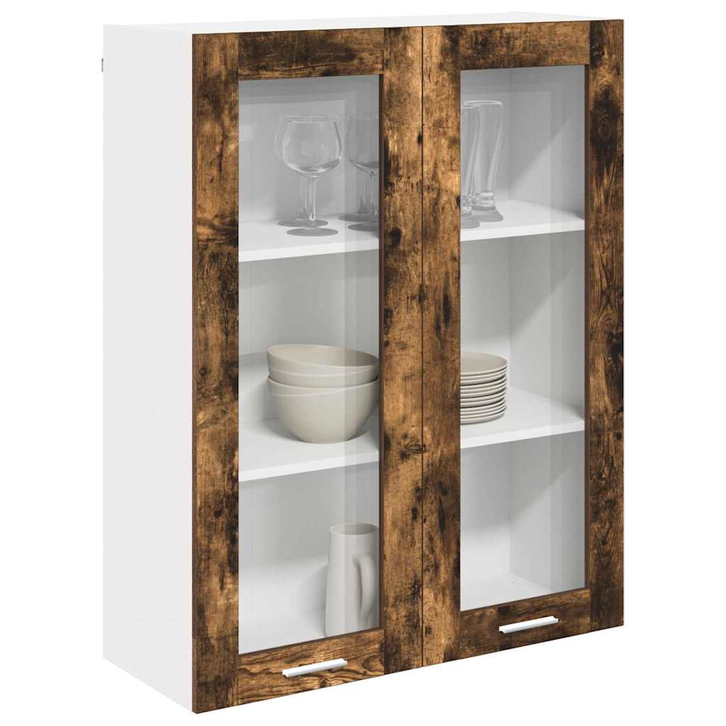 Armadio pensile Rovere fumé 80 x 31 x 100 cm Legno multistrato | homemem39