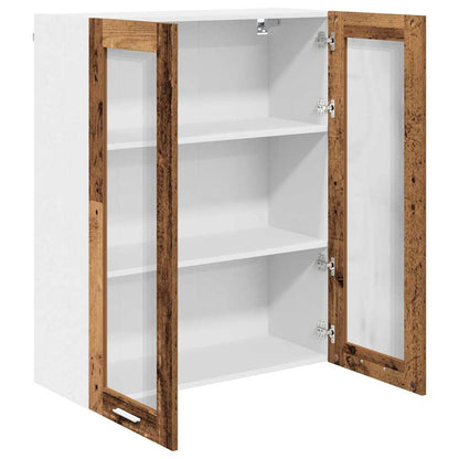 Armadio pensile con porta Legno vecchio 80 x 31 x 100 cm | homemem39