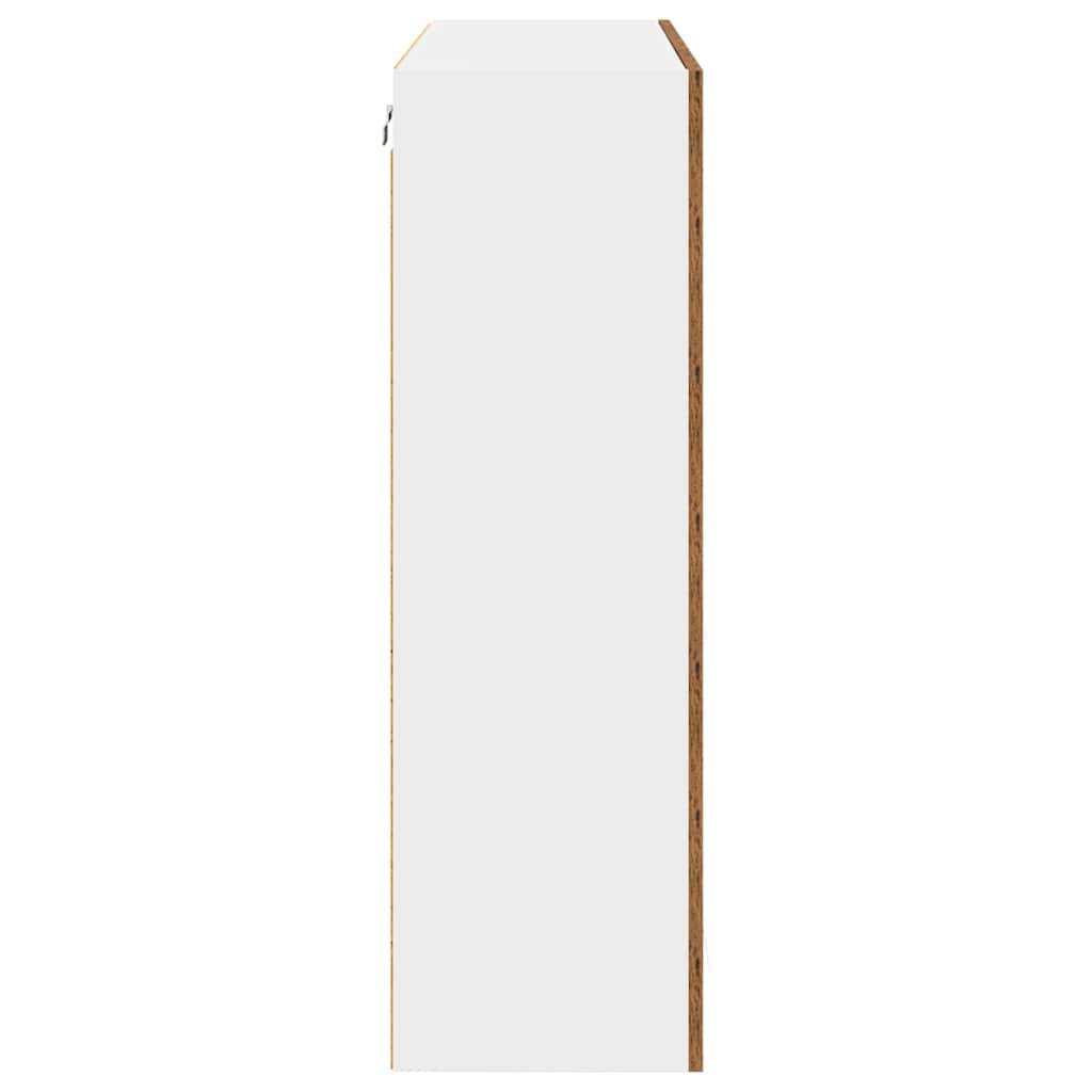 Armadio pensile con porta Legno vecchio 80 x 31 x 100 cm | homemem39