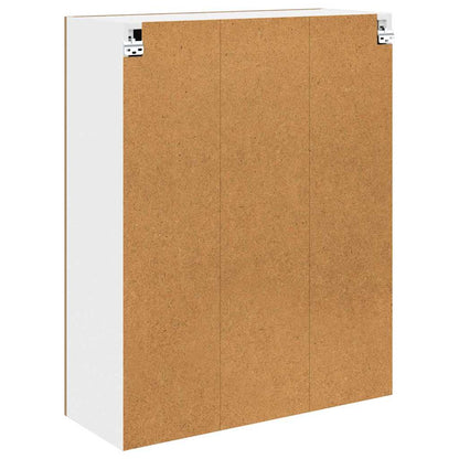 Armadio pensile con porta Rovere artigianale 80 x 31 x 100 cm | homemem39