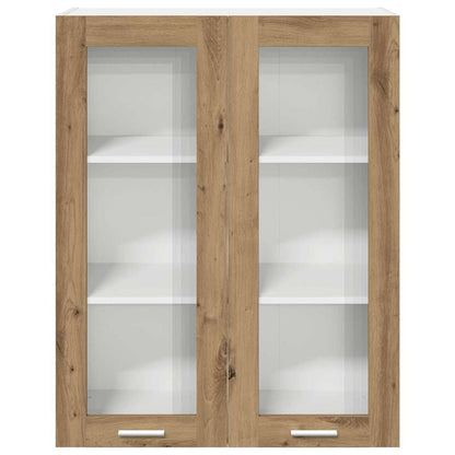 Armadio pensile con porta Rovere artigianale 80 x 31 x 100 cm | homemem39