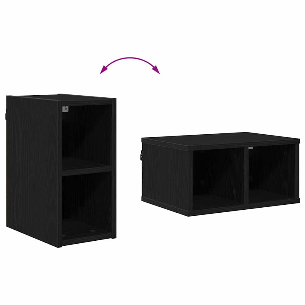 Armadio pensile Rovere Nero 20 x 29,5 x 40 cm | homemem39