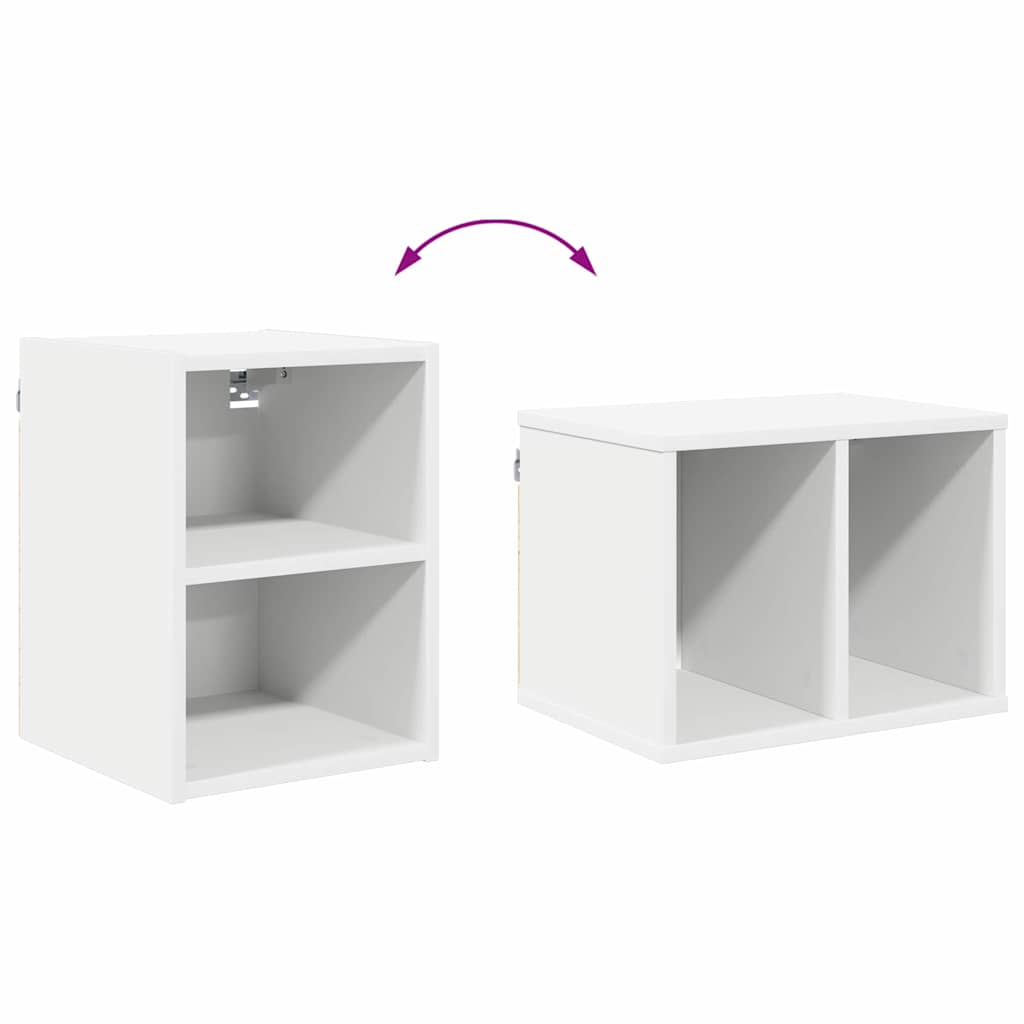 Armadio pensile Bianco 30 x 29,5 x 40 cm Legno multistrato | homemem39