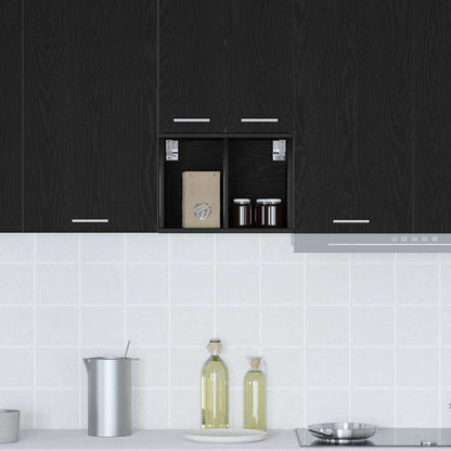 Armadio pensile Rovere Nero 30 x 29,5 x 40 cm Legno multistrato | homemem39