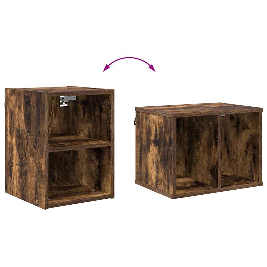 Armadio pensile Rovere fumé 30 x 29,5 x 40 cm Legno multistrato | homemem39