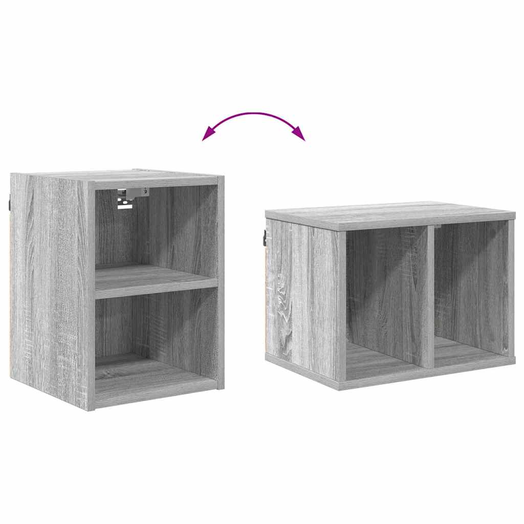 Armadio pensile Grigio Sonoma 30 x 29,5 x 40 cm | homemem39